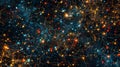Abstract Network Connection Structure - Complex Neural Networking Illustration Royalty Free Stock Photo