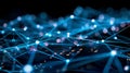 Abstract Network Connection Structure - Neural Net Concept Royalty Free Stock Photo