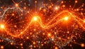 Abstract network connection, technology, data, internet, it, Stock Photo, Generative AI Royalty Free Stock Photo