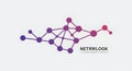 Abstract Gradient Network Connection Design Royalty Free Stock Photo