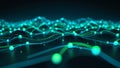 Abstract Network Connections and Data Flow Visualization Royalty Free Stock Photo