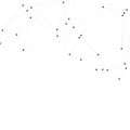 Abstract network of dots and lines on white canvas, symbolizing connection and data transfer Royalty Free Stock Photo
