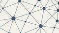 Abstract Network Grid Connected Dots Technology Background vector design Generative AI Royalty Free Stock Photo