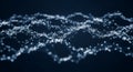 Abstract network of interconnected dots representing data and technology Royalty Free Stock Photo