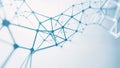 Abstract network structure, digital connections, technology background, futuristic design, science data visualization, complex Royalty Free Stock Photo