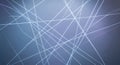Abstract network of thin blue light lines intersecting on a textured blue-grey background Royalty Free Stock Photo