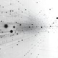 Abstract network visualization with floating nodes and connecting lines Royalty Free Stock Photo