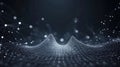 Abstract Network Waveform Design Royalty Free Stock Photo