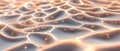 Abstract neural networks structure with interconnected points and network lines, light reflects creating wave pattern on surface Royalty Free Stock Photo