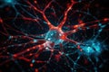 Abstract neuron cell science illustration cell health science. Generative AI