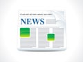 Abstract news icon