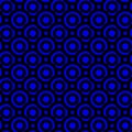 Night blue circles seamless texture Royalty Free Stock Photo