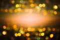 Abstract night light Bokeh, blurred background. Royalty Free Stock Photo