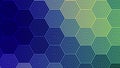 Abstract non-ai random hexagonal pattern wallpaper background illustration Royalty Free Stock Photo