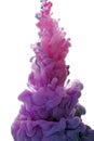 Abstract object of paint splash. Color cloud of ink in water Royalty Free Stock Photo