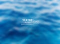 Abstract ocean seascape with blurred background Royalty Free Stock Photo