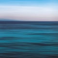 Abstract ocean wall decor background, long exposure view of dreamy mediterranean sea coast