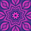 octagonal pink purple color gradient graphic