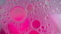 Abstract oil bubbles colored background Royalty Free Stock Photo