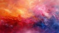 Abstract oil paint texture on canvas stock photo showcasing vibrant hues and intricate brushstrokes, capturing the essence of