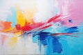 Abstract oil painting on canvas. Colorful brushstrokes of paint, Colorful modern artwork, abstract paint strokes, oil painting on