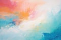 abstract oil painting on canvas style texture, colorful contemporary art for use as a background Royalty Free Stock Photo