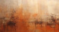 Abstract Painting Of Orange And Beige With Atmospheric Style Royalty Free Stock Photo