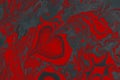 Abstract oil painting waves with red and black colors - perfect for wallpapers