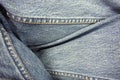 Abstract old blue jean Royalty Free Stock Photo