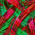 Abstract old chaotic pattern with colorful translucent lines Royalty Free Stock Photo