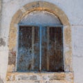 Old prisson window Royalty Free Stock Photo