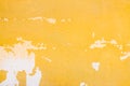 Abstract Old Yellow Grunge Cement Wall for texture background Royalty Free Stock Photo