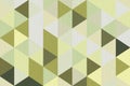 Abstract Olive Green Polygon Geometric Background. 3d Rendering