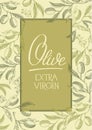 Abstract Olive Vintage Poster