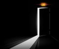 Abstract Open Exit Door Royalty Free Stock Photo