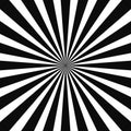 Abstract optical illusion background vector design. Psychedelic striped black and white backdrop. Hypnotic pattern.White and black