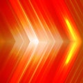 Abstract orange background with arrows