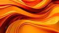 Abstract orange background with lines, generative AI.