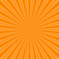 Abstract orange background with rays sun burst texture wallpaper pattern vector illustration flare dynamic explosion design Royalty Free Stock Photo