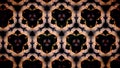 Abstract orange black and gold shamming wallpaper Royalty Free Stock Photo