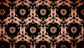 Abstract orange black and gold shamming wallpaper Royalty Free Stock Photo