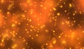 Abstract orange bright bokeh Space background Magic concept Light effect Royalty Free Stock Photo