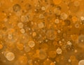 The abstract orange buble chaos image