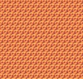 Abstract orange cubes. Seamless pattern background. 3d rendering Royalty Free Stock Photo
