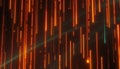 Abstract Orange Digital Rain Background Futuristic Technology Data Stream Royalty Free Stock Photo