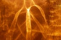 Abstract orange free designs background with shadows and sparkles. Royalty Free Stock Photo