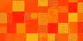 Abstract Orange Gold Geometric Patchwork Texture Background Royalty Free Stock Photo