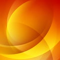 Abstract orange gradient dynamic wave curve futuristic flow smooth motion background template vector