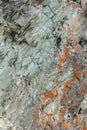 Abstract Orange and Green Rock Background Texture Royalty Free Stock Photo