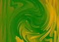 Abstract Orange and Green Twirl Graffiti Background Royalty Free Stock Photo